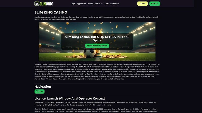 Just When I Needed a Break, Slimking Casino UK Delivered
